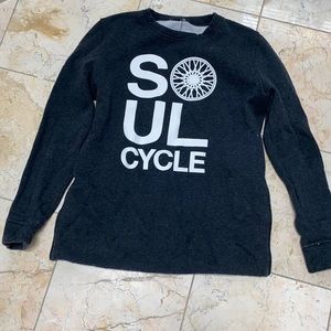 Soul Cycle x Lululemon grey sweatshirt size 6
